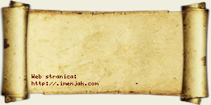 Jana Bilić vizit kartica